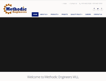 Tablet Screenshot of methodicengineers.com